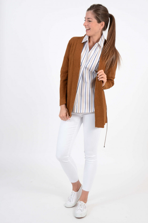 Fabiana Filippi Strickjacke in Cognac