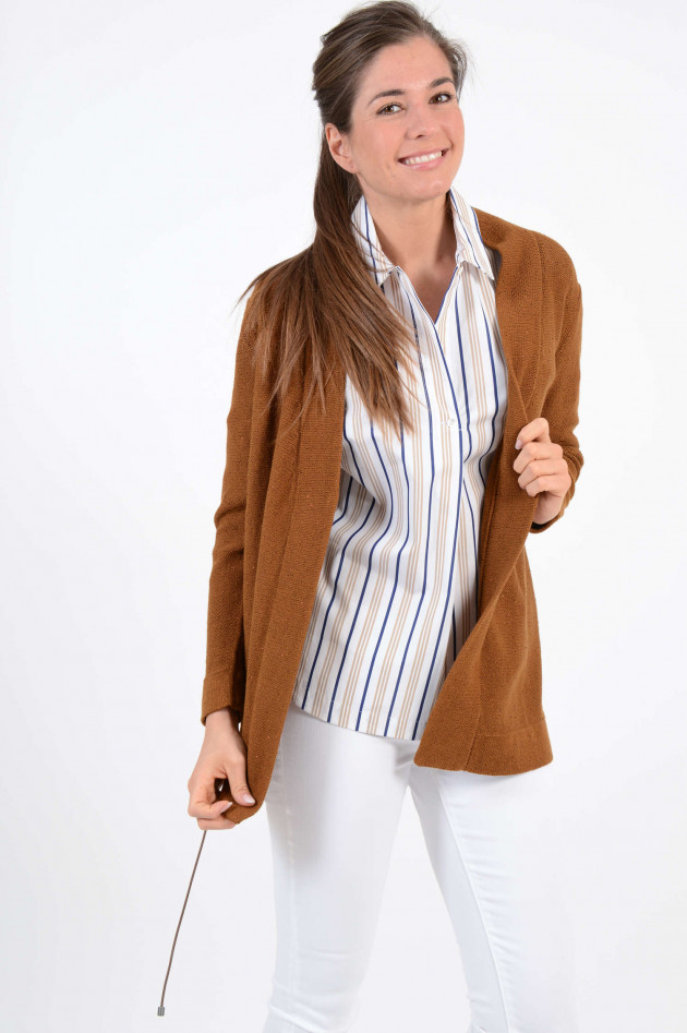 Fabiana Filippi Strickjacke in Cognac