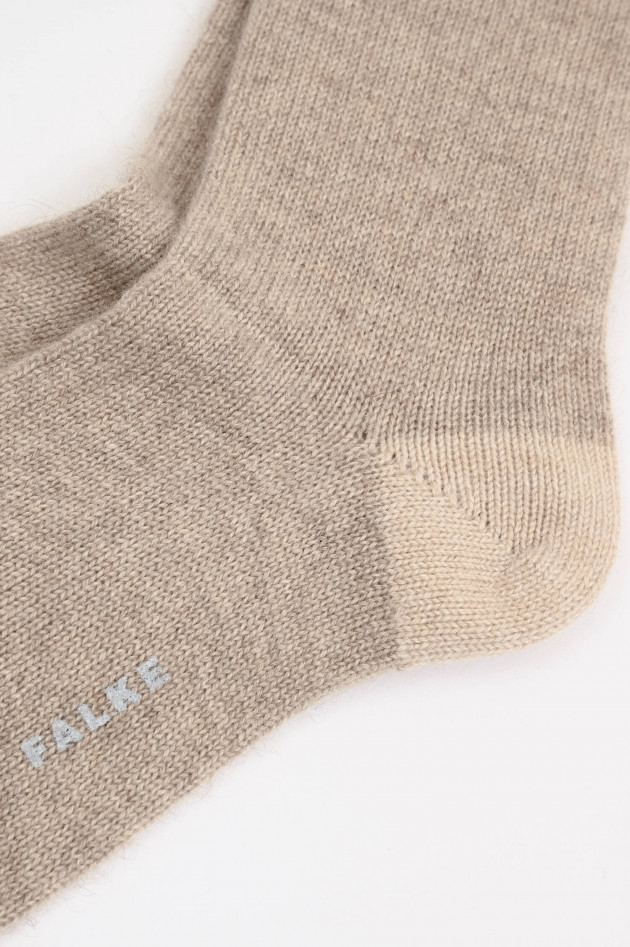 Falke Socken aus Cashmere in Beige