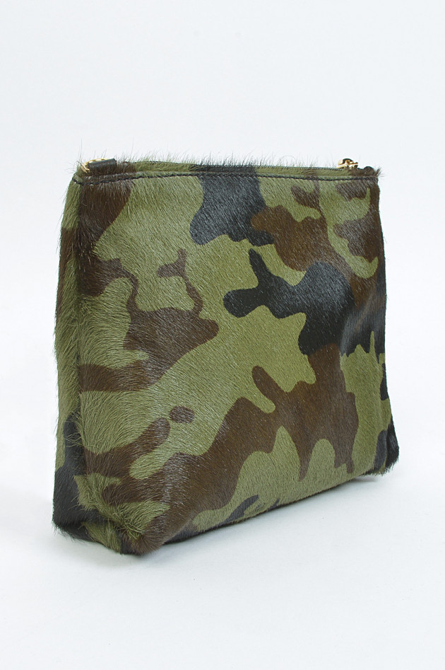 Federico Price Vintage - Unikat SMALL BAG Camouflage in Grün