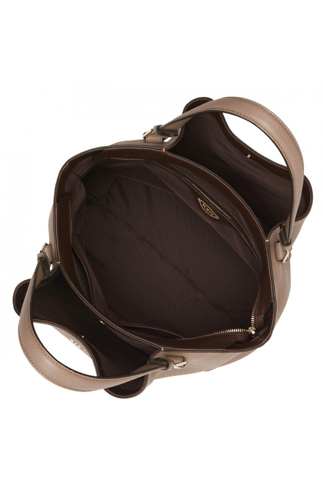 Tod's Flower Bag Media in Taupe