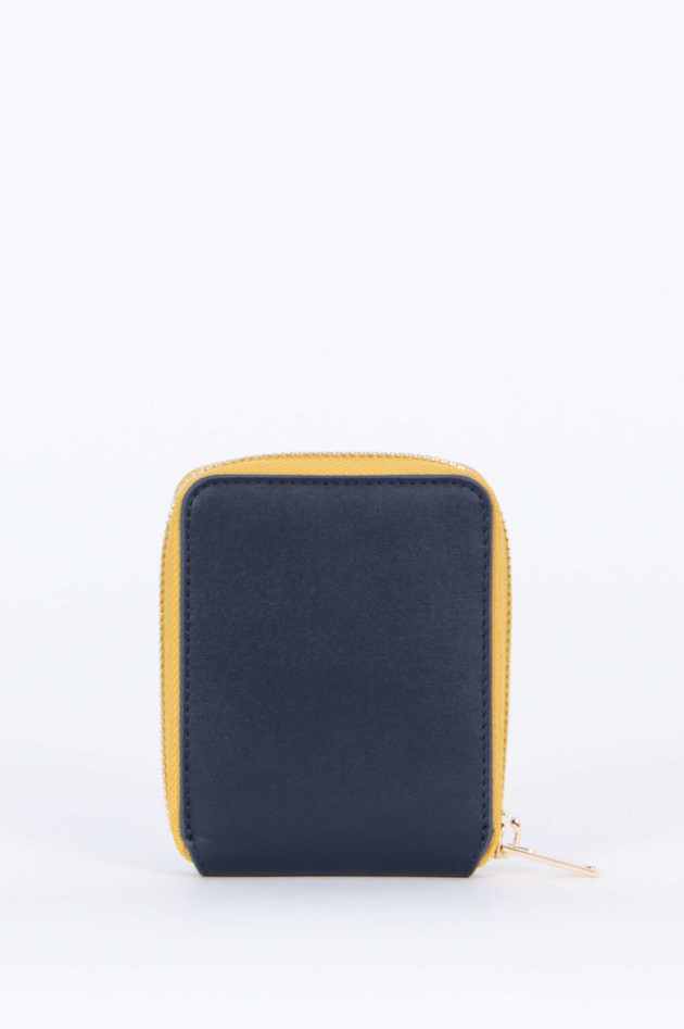 French Connection Brieftasche in Navy/Senfgelb