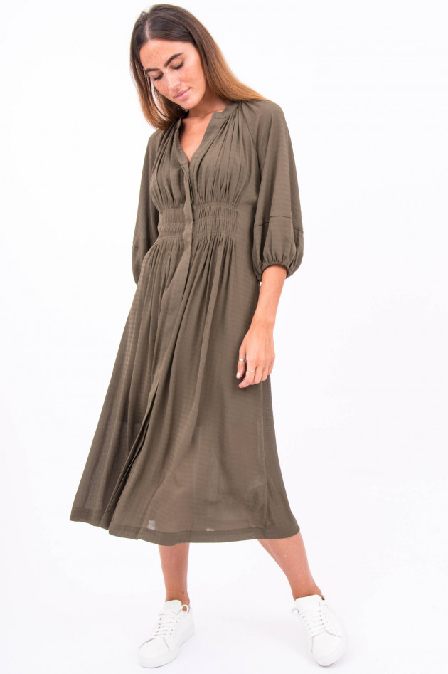 French Connection Plissee Kleid in Olive