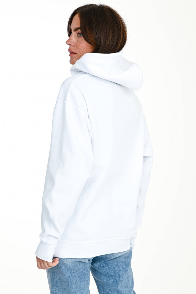 French Connection Oversized Hoodie mit Frontprint in Weiß