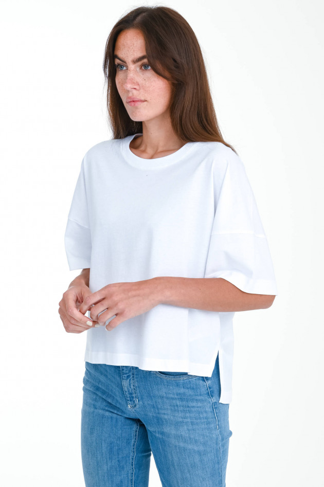 French Connection Oversized Baumwoll-Shirt in Weiß