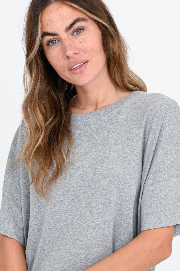 French Connection Oversized Baumwoll-Shirt in Grau