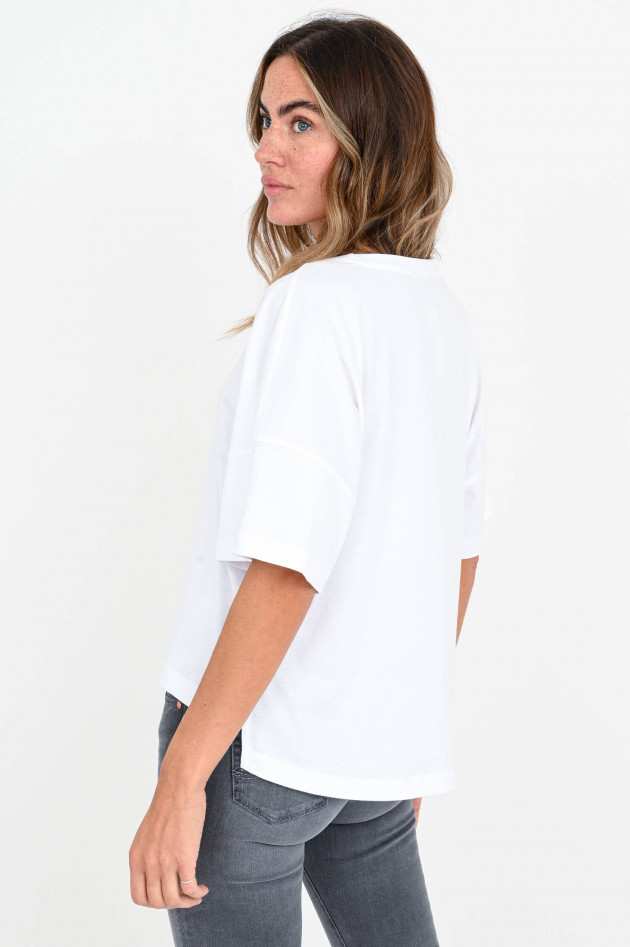 French Connection Oversized Baumwoll-Shirt in Weiß