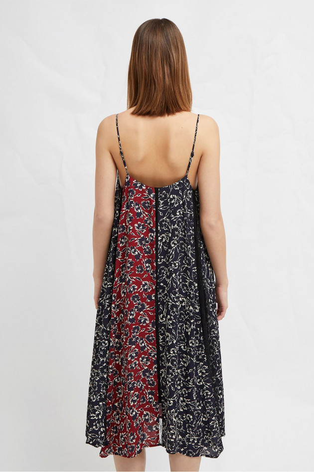 French Connection Kleid mit Spitzeneinsatz floral gemustert