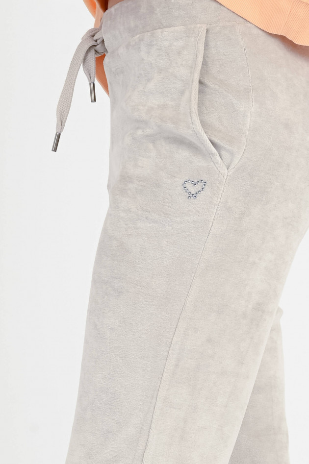 Frogbox Niki-Sweatpant mit schmalen Bein in Stone