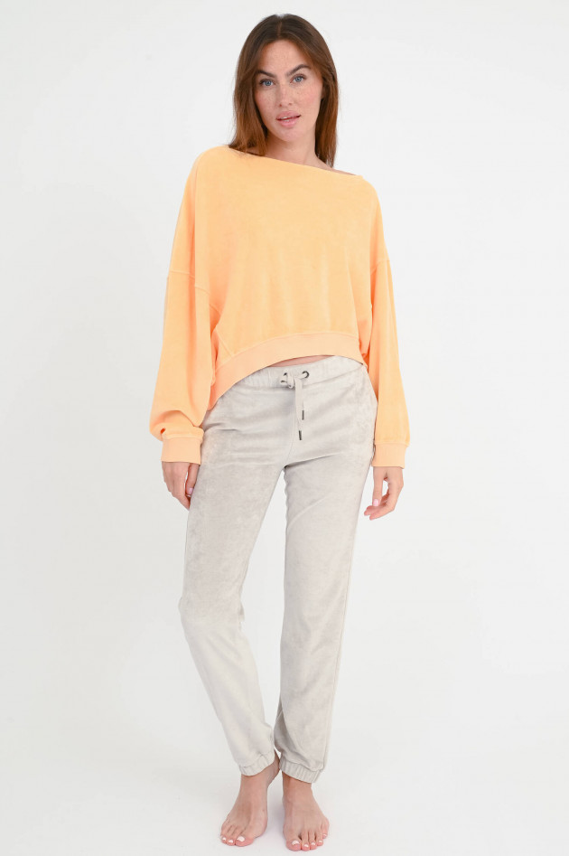 Frogbox Niki-Sweatpant mit schmalen Bein in Stone