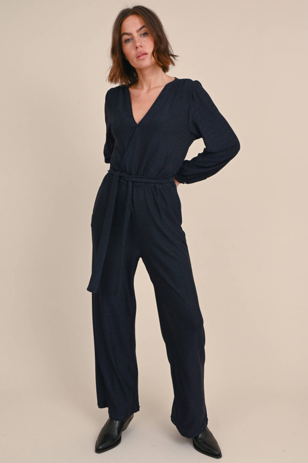 Frogbox Glitzer Jumpsuit in Navy
