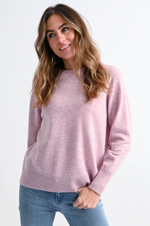 Frogbox Oversized Woll-Strickpullover in Rosa