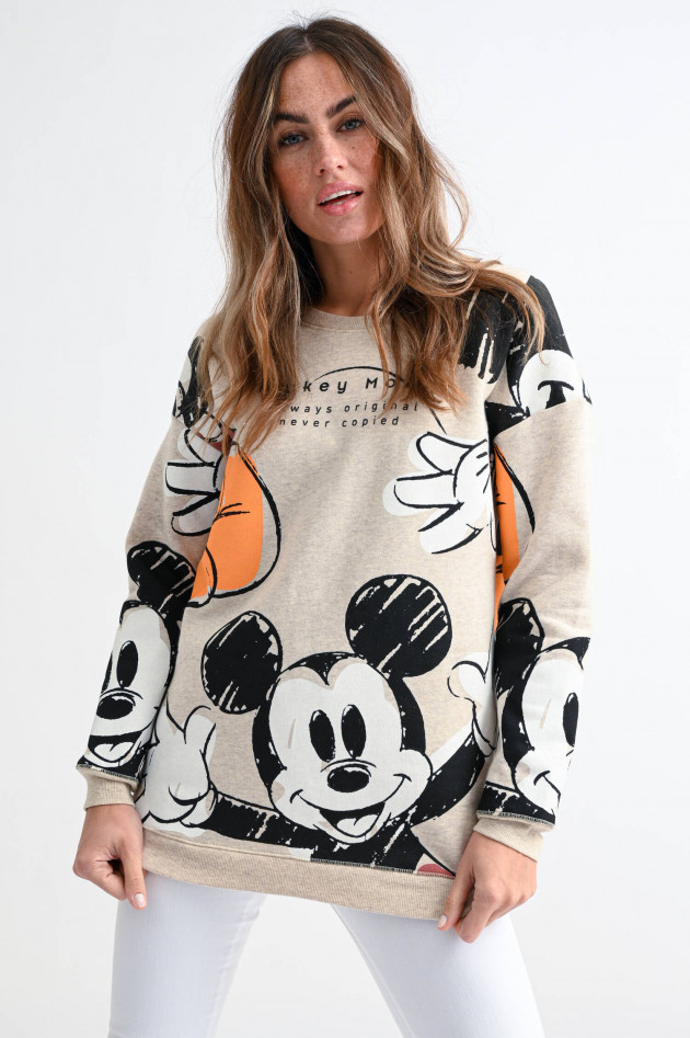 Frogbox Langer Mickey Mouse Sweater in Sand
