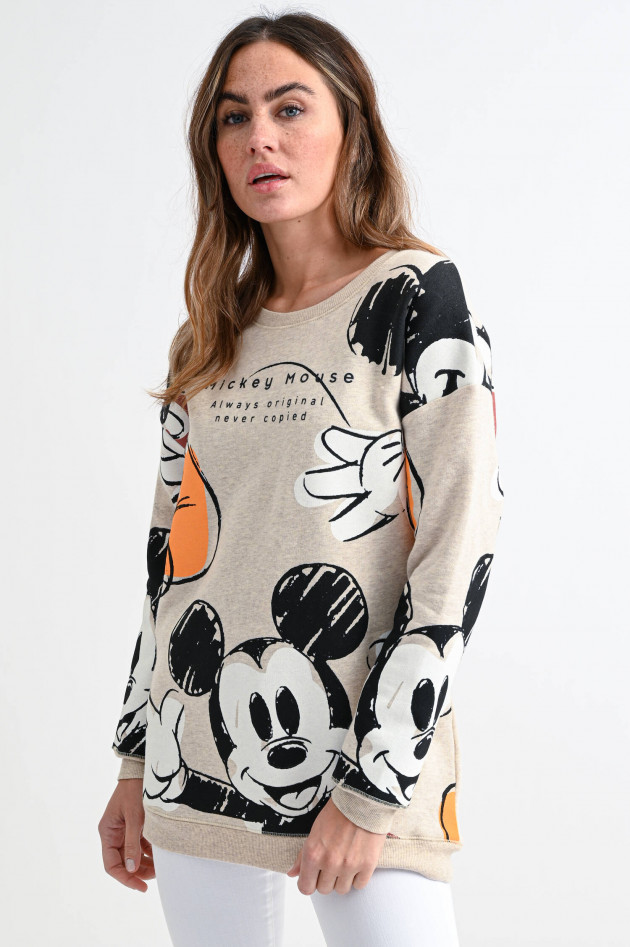 Frogbox Langer Mickey Mouse Sweater in Sand
