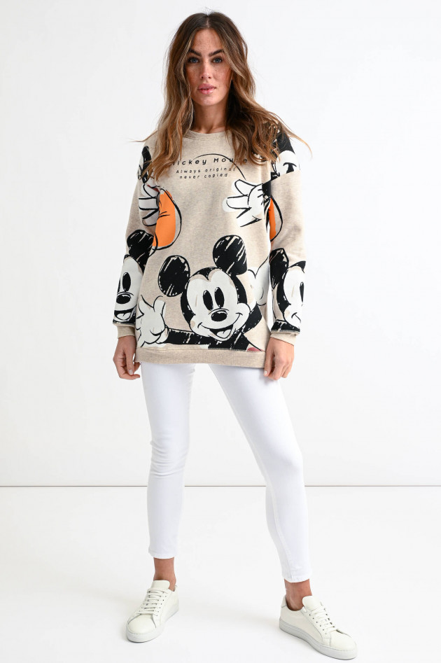 Frogbox Langer Mickey Mouse Sweater in Sand