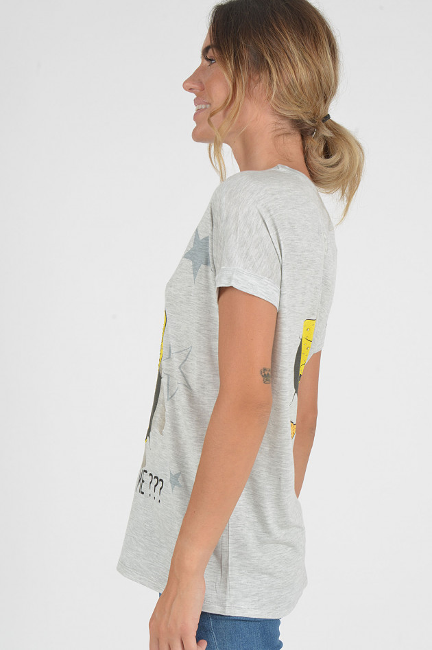 Frogbox T-Shirt TWEETY in Grau/Gelb