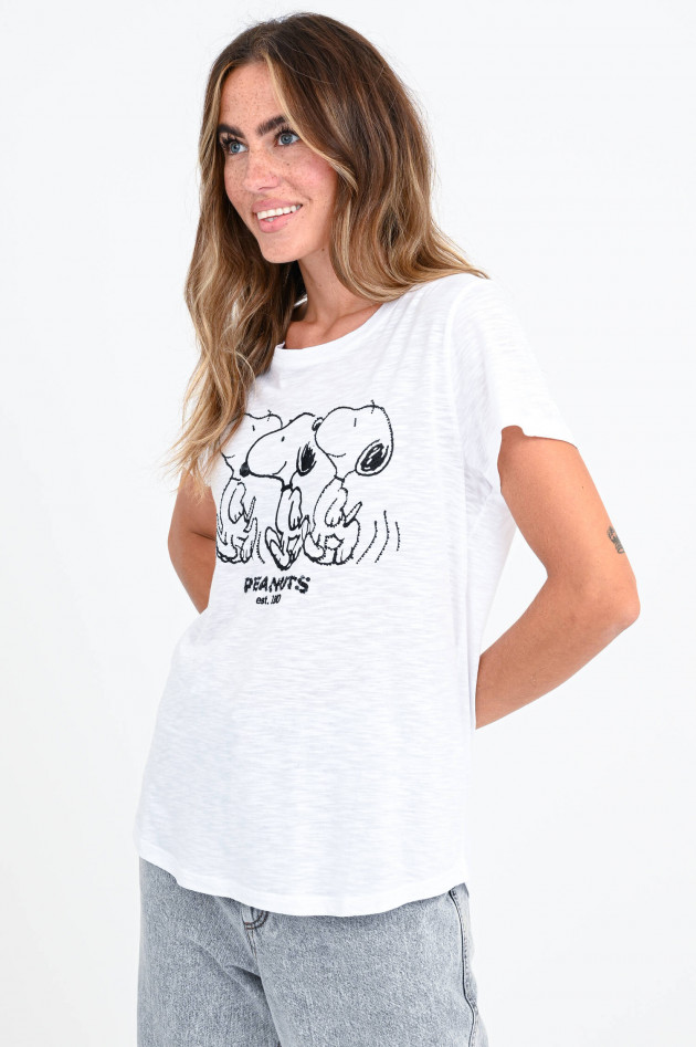 Frogbox T-Shirt PEAMUTS in Weiß