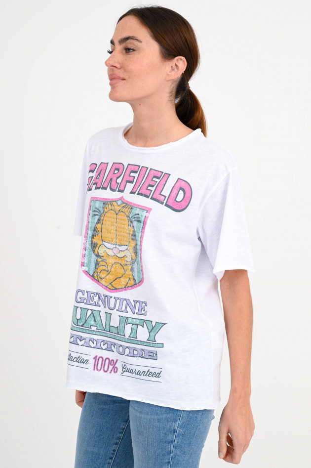 Frogbox T-Shirt GARFIELD in Weiß