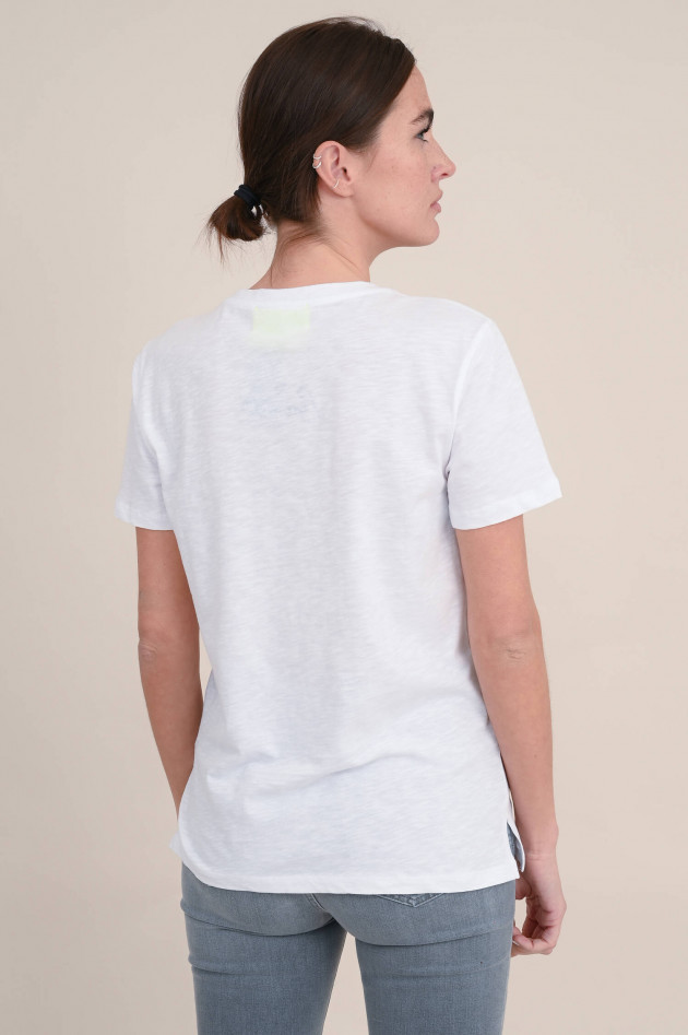 Frogbox T-Shirt mit Peanut-Print in Weiß