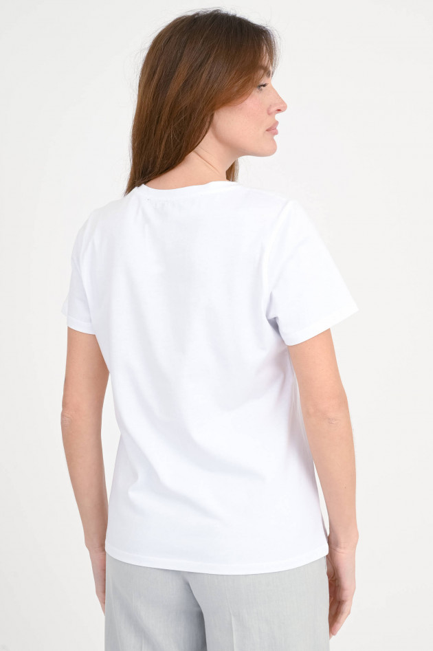 Frogbox T-Shirt mit Snoopy-Print in Weiß