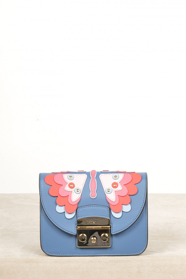 Tasche METROPOLIS PAPILLON in Blau gemustert