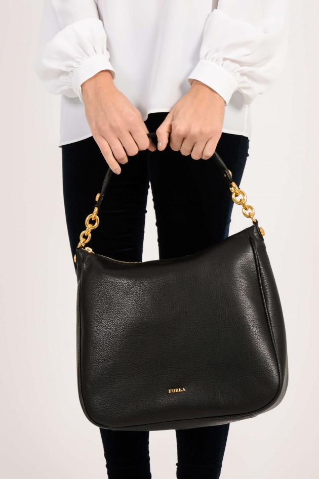 Furla Tasche HOBO in Schwarz