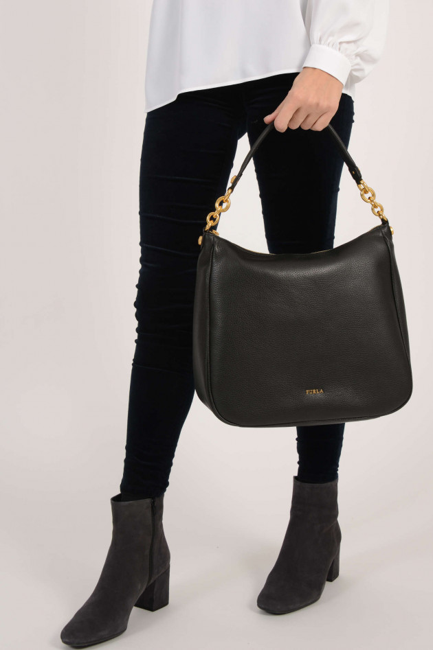 Furla Tasche HOBO in Schwarz