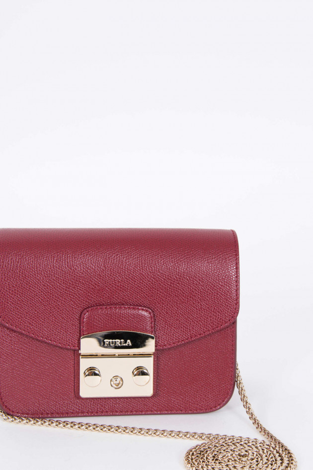 Furla Tasche METROPOLIS MINI in Weinrot