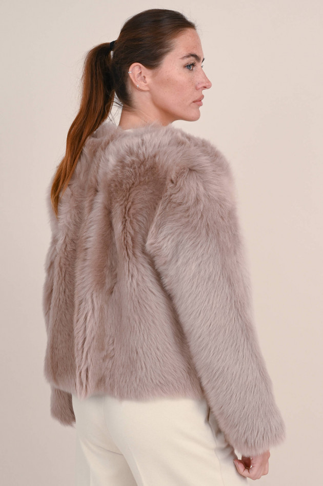 Furry Pelzjacke NINA in Rosé