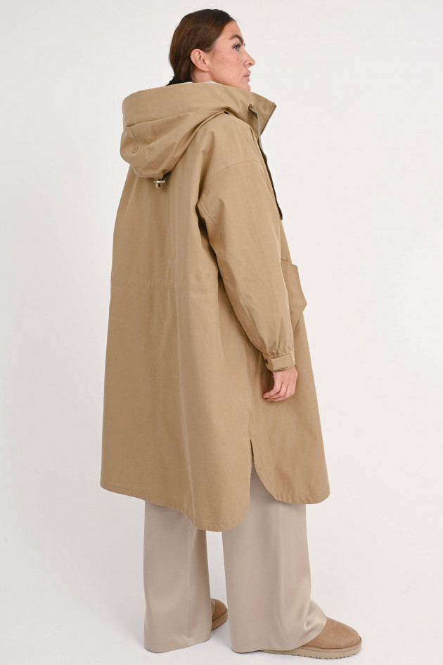 g-lab Parka AKIRA mit wattiertem Innenfutter in Beige