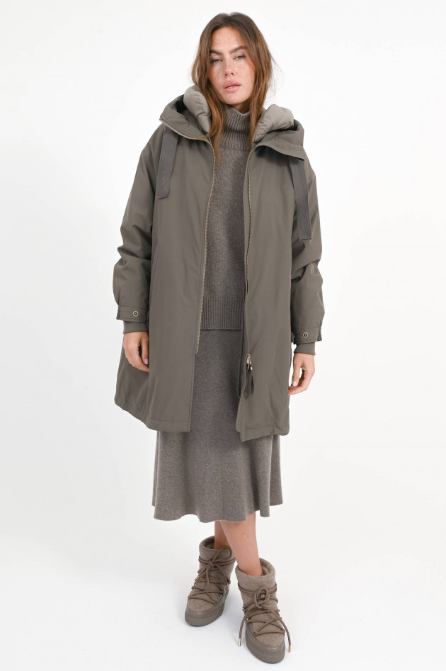 g-lab Mantel JOY mit zusätzlicher Wattierung in Khaki