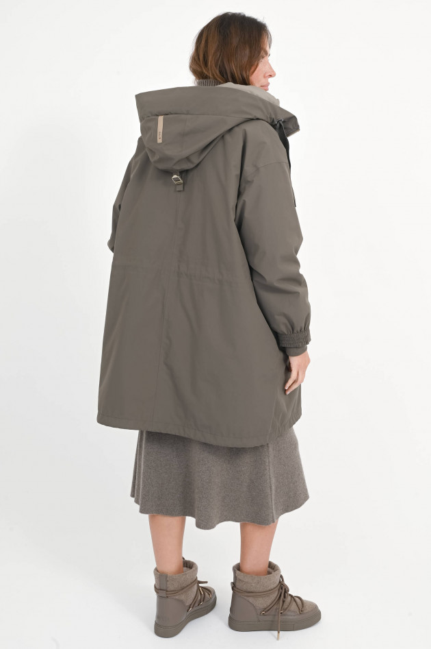 g-lab Mantel JOY mit zusätzlicher Wattierung in Khaki