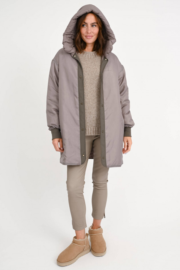 g-lab Mantel JOY mit zusätzlicher Wattierung in Khaki