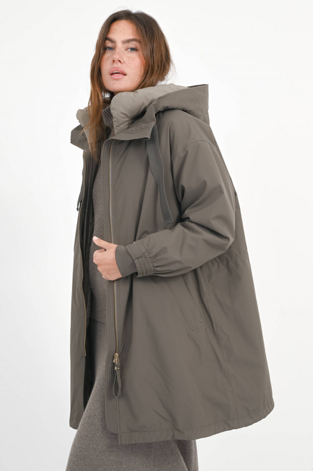 g-lab Mantel JOY mit zusätzlicher Wattierung in Khaki