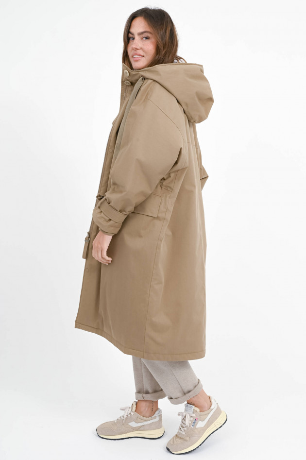 g-lab Jacke "Liv" mit magnetischen Knöpfen in Dark Sand