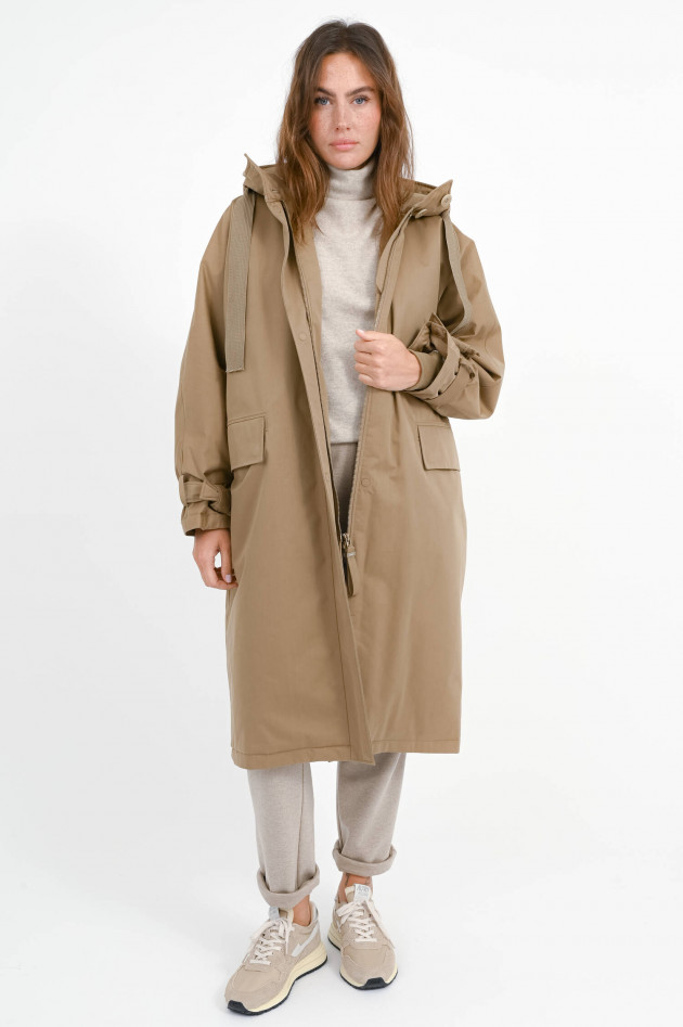 g-lab Jacke "Liv" mit magnetischen Knöpfen in Dark Sand