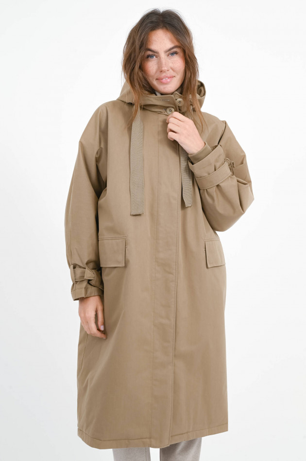 g-lab Jacke "Liv" mit magnetischen Knöpfen in Dark Sand