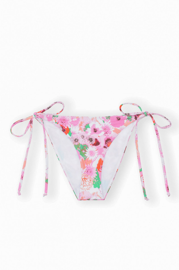 Ganni Bikini BOTTOM mit floralem Print
