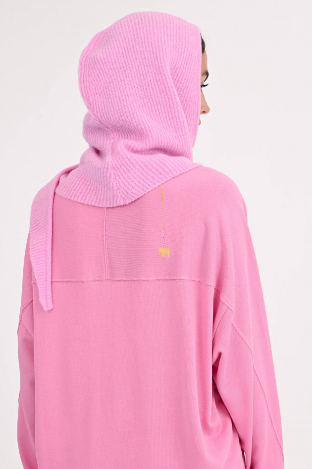 Ganni Balaclava in Hot Pink