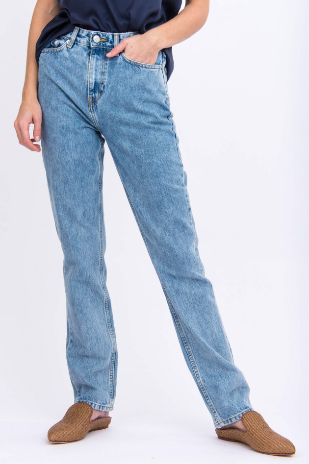 Ganni Vintage Mom-Jeans in Hellblau