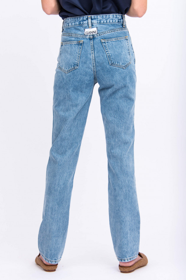 Ganni Vintage Mom-Jeans in Hellblau