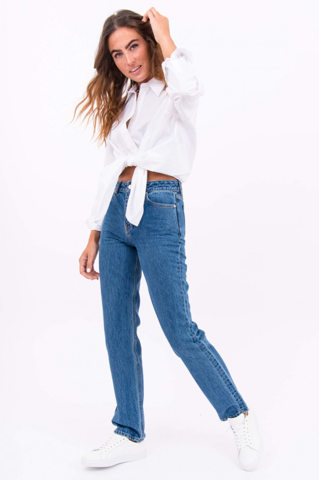 Ganni Vintage-Denim Jeans in Mittelblau