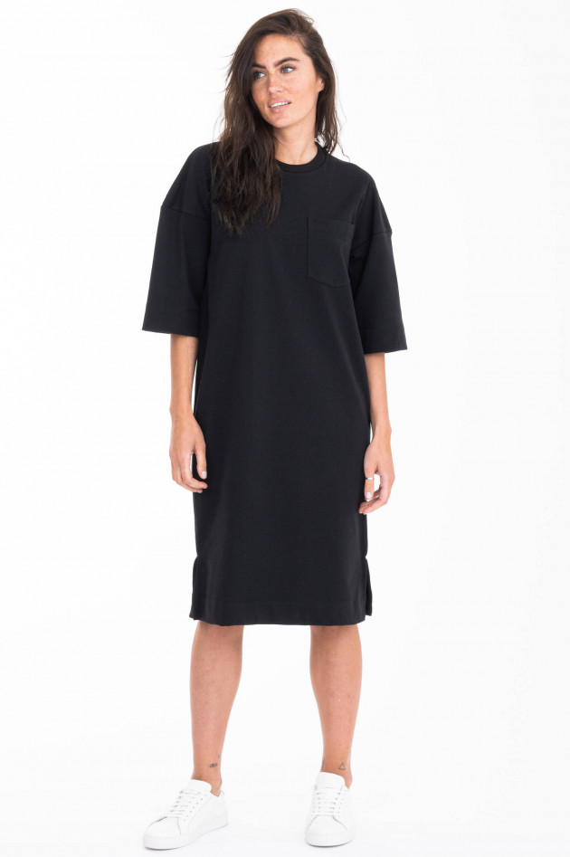 Ganni Sweater-Kleid in Schwarz