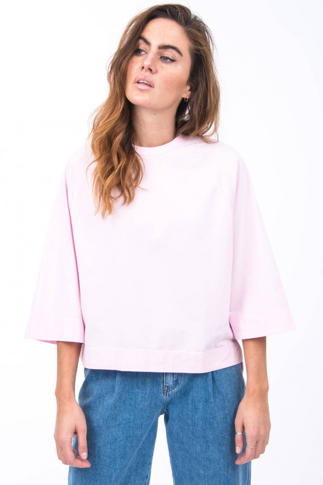 Ganni Weites Shirt in Rose Pale