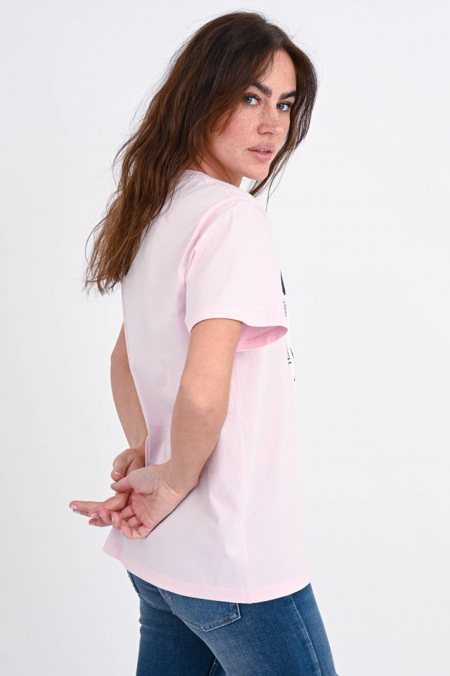 Ganni T-Shirt LOVE CLUB in Light Lilac