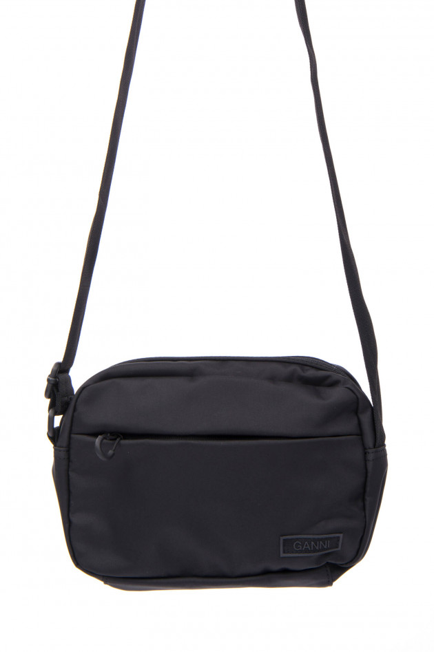 Ganni Cross-Body-Bag in Schwarz