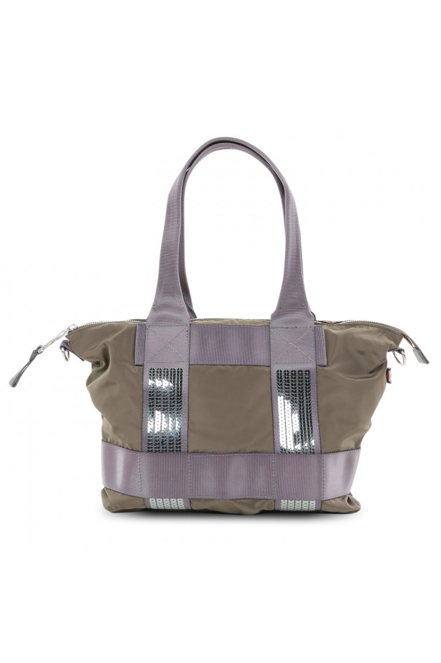 George Gina & Lucy Handtasche STOLL in Grün/Silber