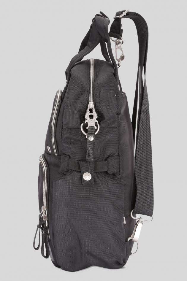 George Gina & Lucy Nylon - Rucksack FREE FALL in Schwarz