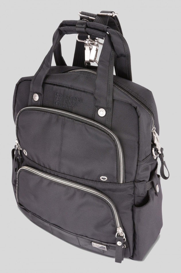 George Gina & Lucy Nylon - Rucksack FREE FALL in Schwarz