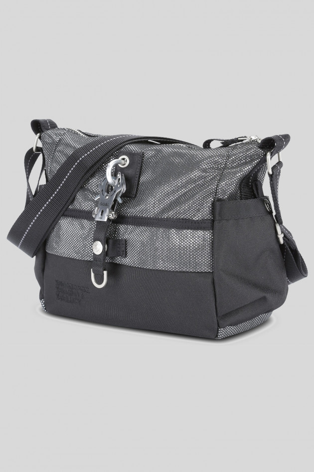 George Gina & Lucy Nylon - Tasche PUT SICK in Schwarz/Silber